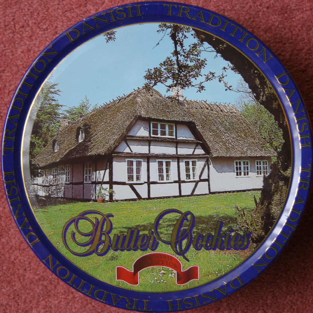 Danish butter cookies tin