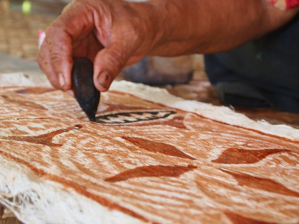 Tapa cloth art