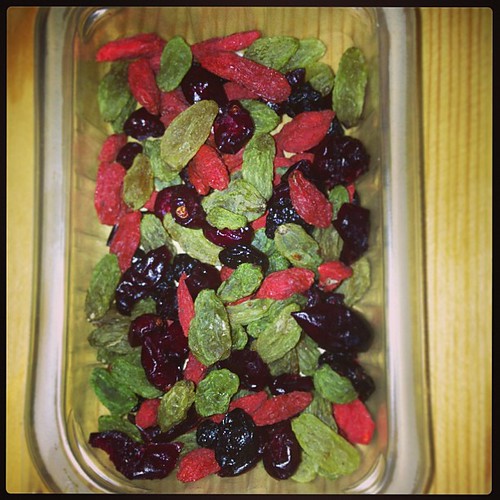 Green raisins