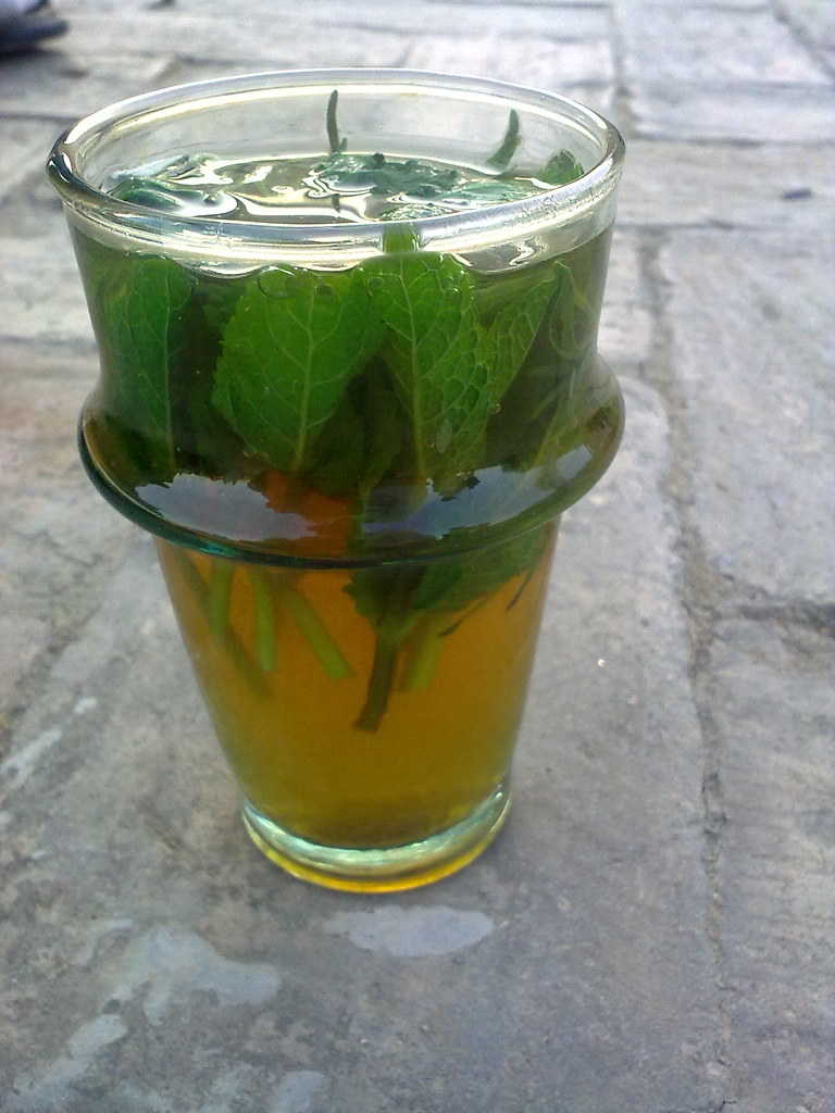 Mint tea glasses