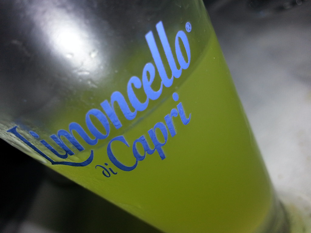 Limoncello bottle
