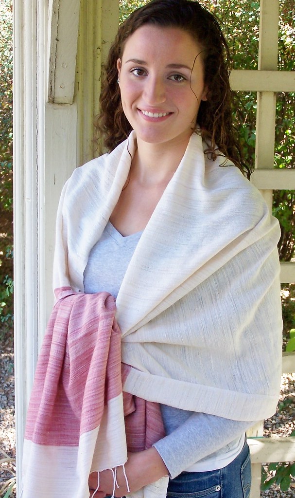 Market cotton scarf from Ethiopia