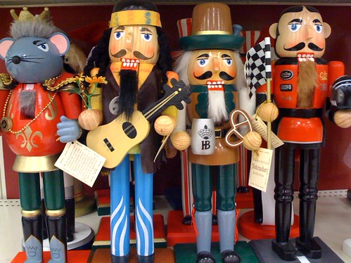 Wooden nutcracker ornament