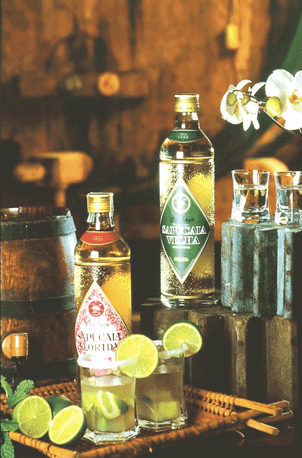 Cachaça bottle