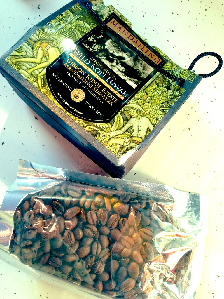 Kopi luwak-style coffee
