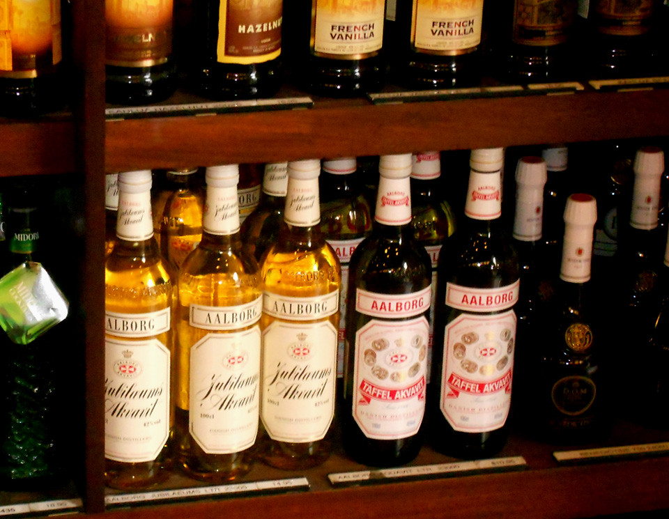 Akvavit bottle