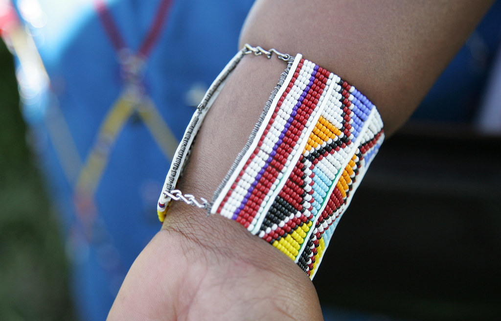 Maasai bead bracelet